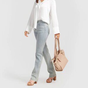 Impossible Highs Bootleg Jean - Stonewash from belle & bloom Size XS